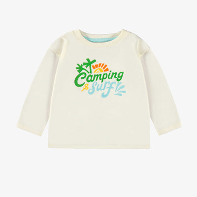 T-shirt crème en jersey avec illustration, bébé