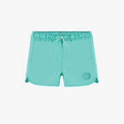Short de bain turquoise en microfibre au look sportif, enfant