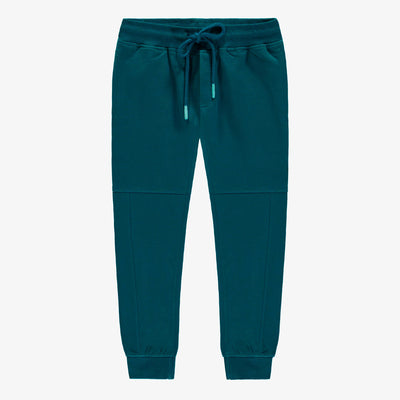 Pantalon turquoise style jogger, enfant 
