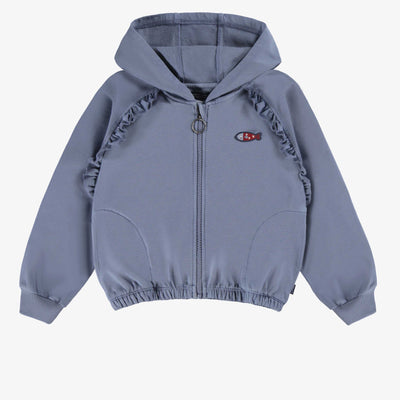 Veste à capuchon bleue, enfant