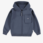 Veste à capuchon bleu marine, enfant