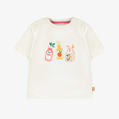T-shirt crème avec illustration fruitée, enfant