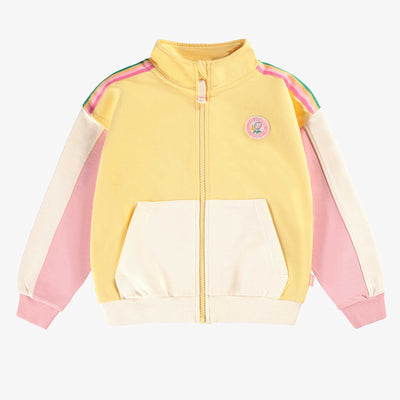 Veste jaune en coton français, enfant