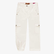 Jean crème à poches cargo, enfant