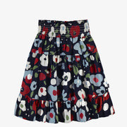 Robe marine à motifs de fleurs, enfant