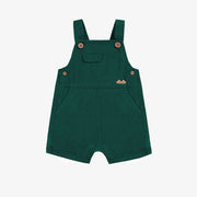 Salopette verte avec bretelles ajustables, naissance