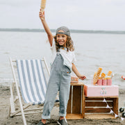 T-shirt à manches courtes crème avec motif de crèmes glacées, enfant || Cream short sleeve t-shirt with ice cream print, child